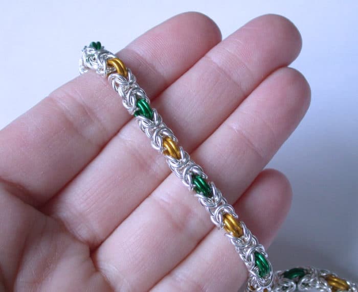 Green Bay Packers Byzantine Bracelet