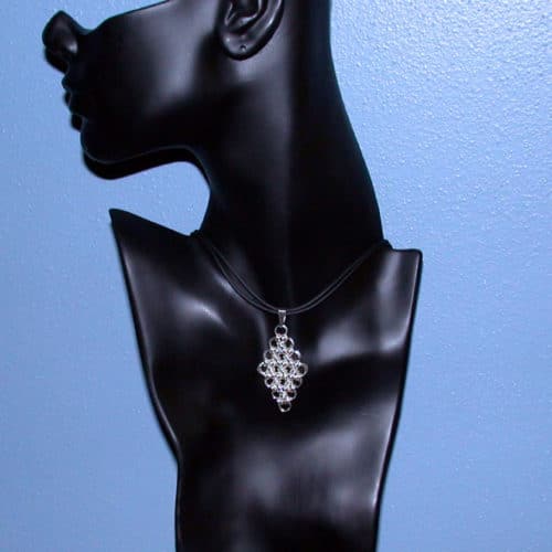 Oriental Weave Pendant – Argentium® Silver