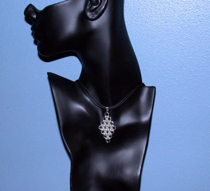 Oriental Weave Pendant – Argentium® Silver