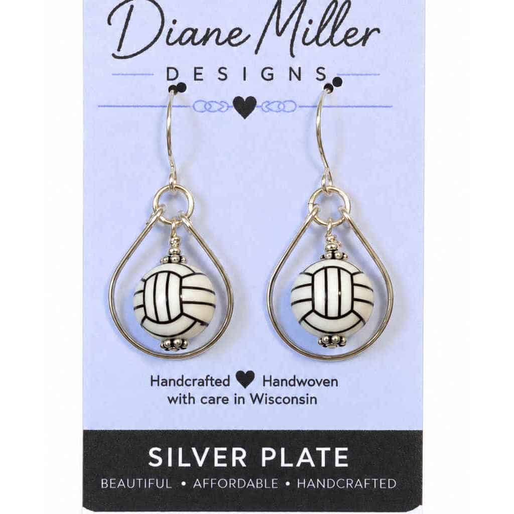 Volley Ball Earrings - Image 2